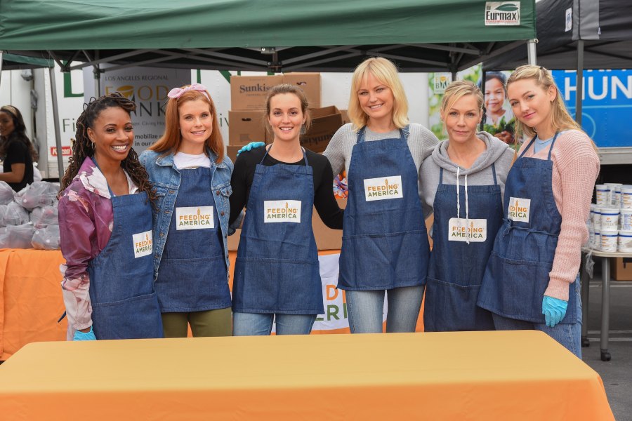 Celebrities Donating Their Time at Food Banks
