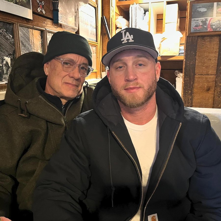 Chet Hanks Spends Holidays With His Dad Tom Hanks Shares Rare Photo of Their Gang