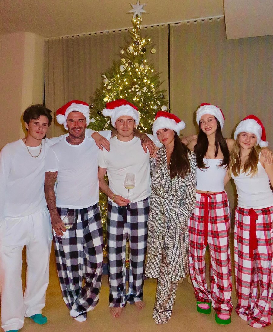 David and Victoria Beckham King Charles III and More Stars Are Feeling Jolly on Christmas 2023 579