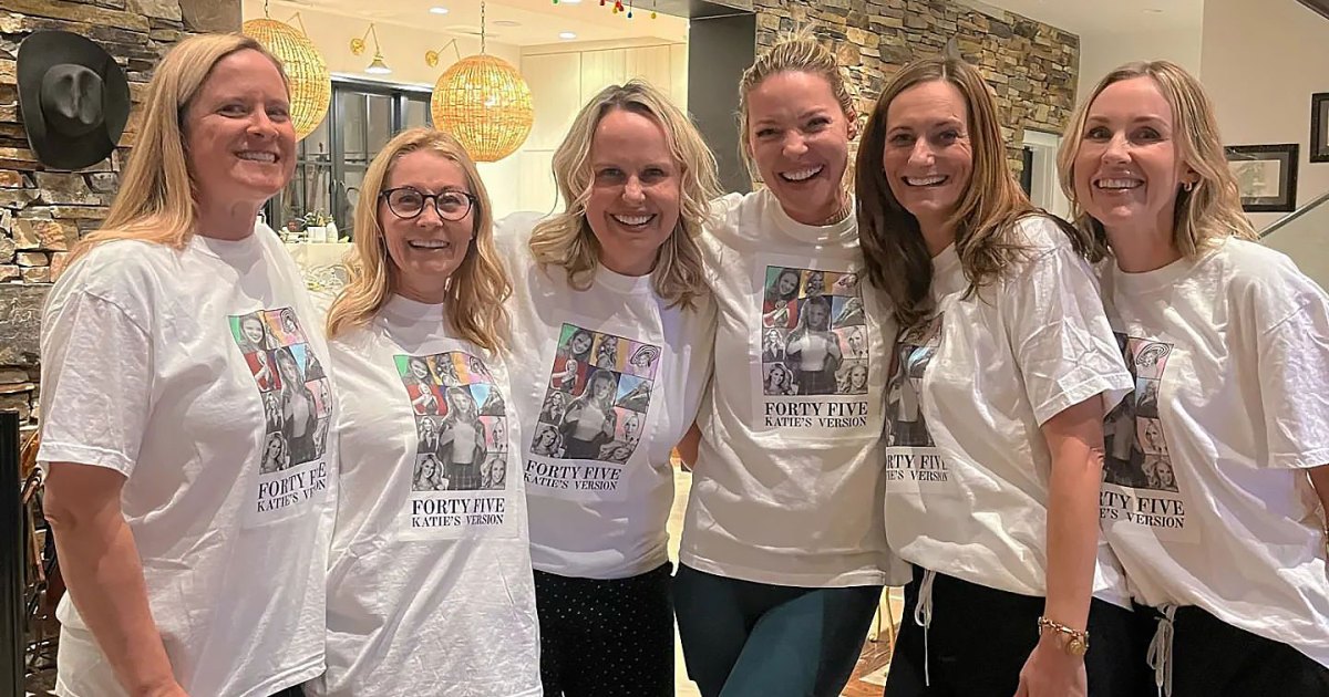 Katherine Heigl Rings in 45th Birthday With Her Own Eras-Inspired Shirts Katherine Heigl Rings in 45th Birthday With Her Own Eras-Inspired Shirts
