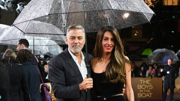 George Clooney and Amal Clooney Are Couple Goals in Moody Ensembles