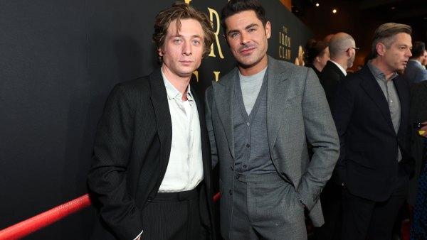 Jeremy Allen White and Zac Efron attend the Los Angeles Premiere of A24's "The Iron Claw"