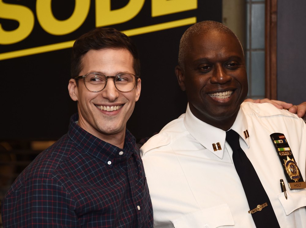 Fox's "Brooklyn Nine-Nine" Celebrates 99th Episode - Arrivals, Andy Samberg and Andre Braugher