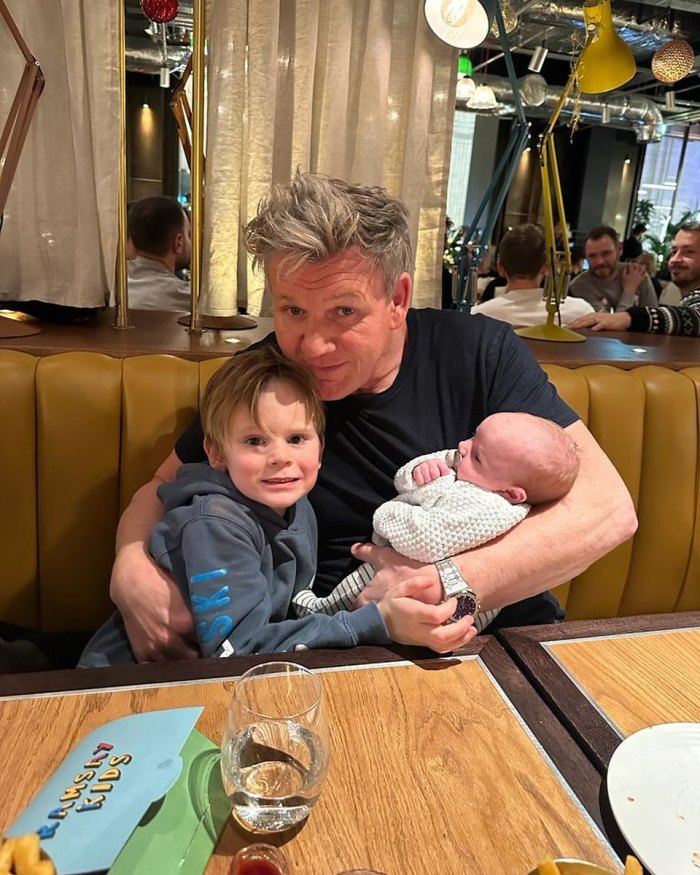 Gordon Ramsay Cuddles Up With 2 Youngest Sons in Sweet Photo | Us Weekly