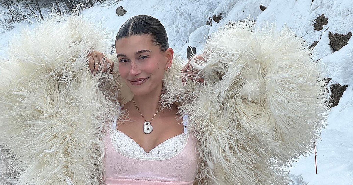 Hailey Bieber Turns Up the Heat in Snowy Aspen Wearing Lingerie Hailey Bieber Turns Up the Heat in Snowy Aspen Wearing Lingerie
