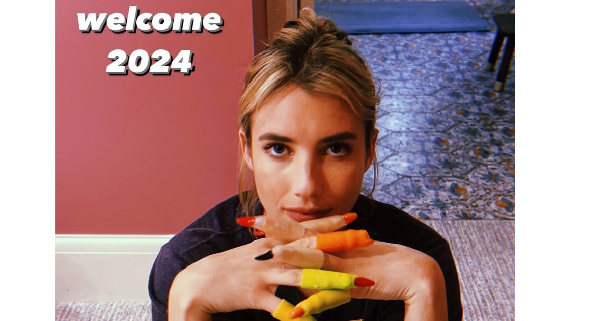 How the Stars Are Ringing in 2024 Emma Roberts