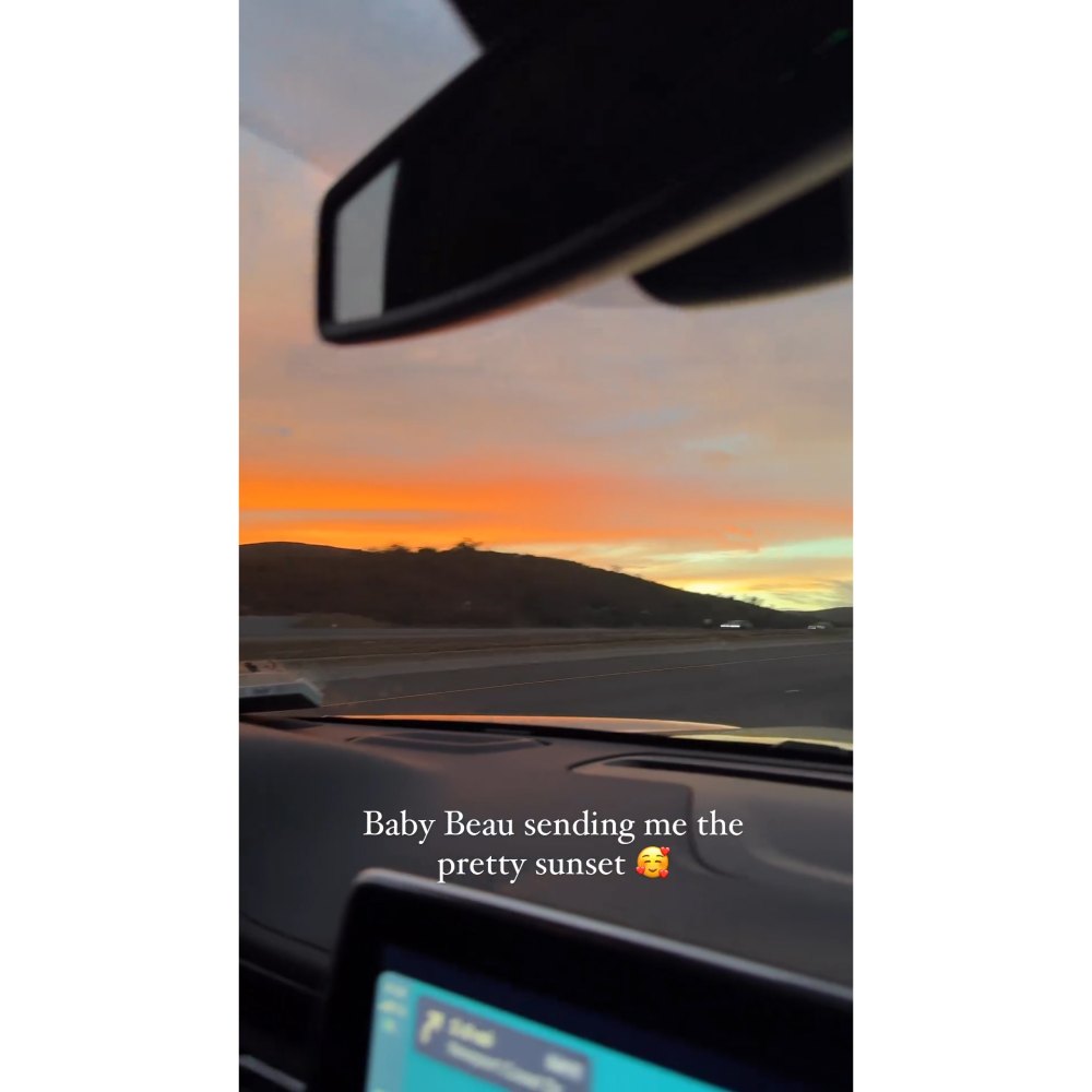 Jade Roper believes late son Beau sent her a beautiful sunset on her birthday