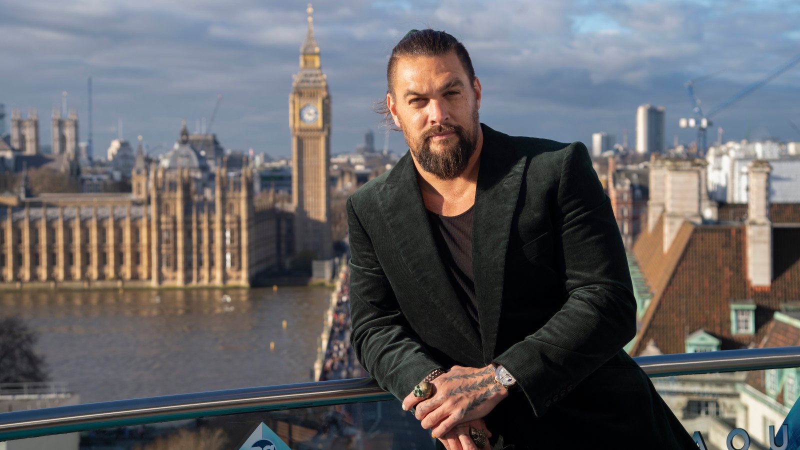 Jason Momoa attends the "Aquaman and the Lost Kingdom" photocall