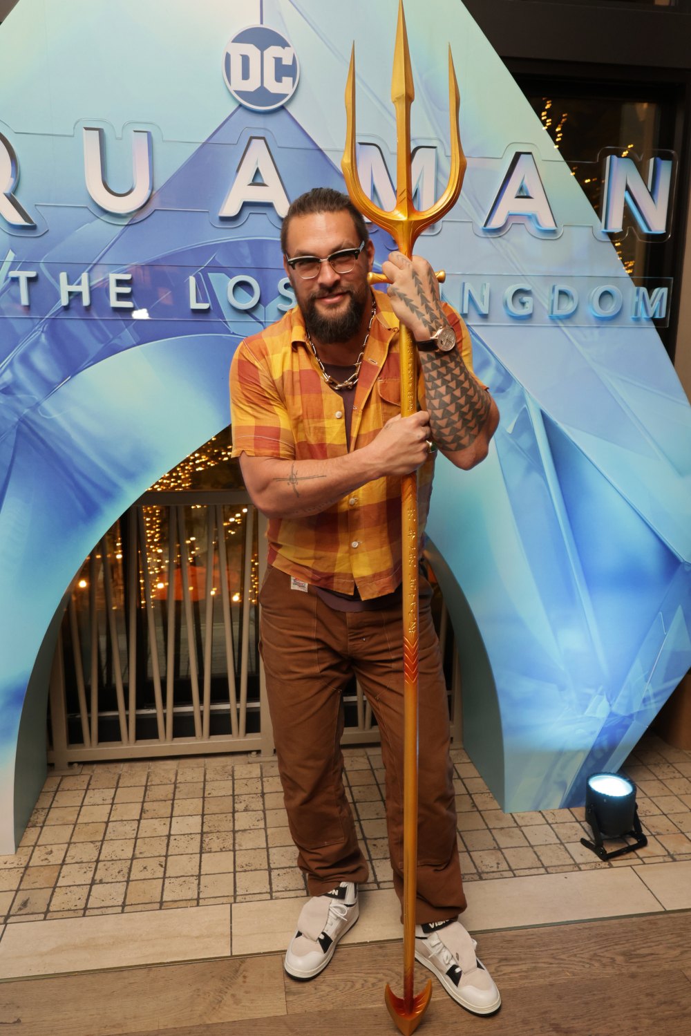 Jason Momoa attends DC's "Aquaman and the Lost Kingdom" Fan Screening