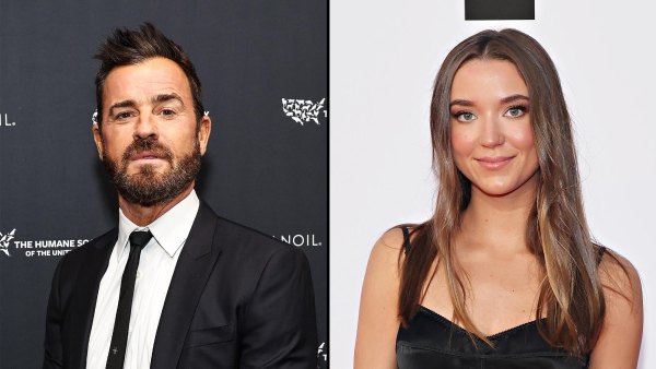 Justin Theroux Joins Girlfriend Nicole Brydon Bloom at Her Twin Sisters Wedding