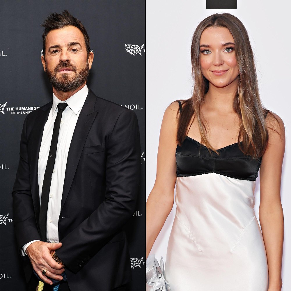 Justin Theroux Joins Girlfriend Nicole Brydon Bloom at Her Twin Sisters Wedding