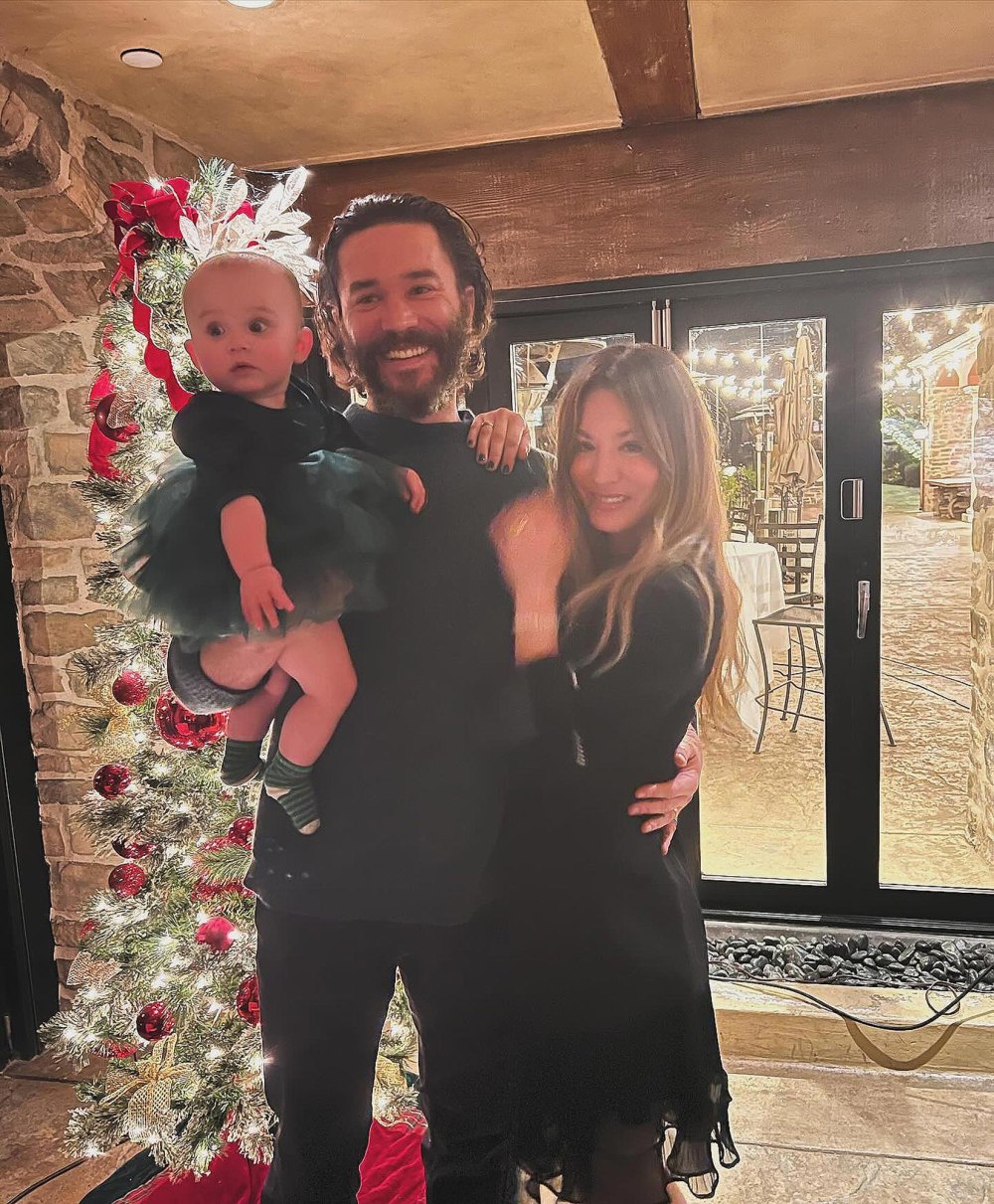 Kaley Cuoco and Tom Pelphrey Cuddle Up With Daughter Matilda for Their 1st Christmas as a Family