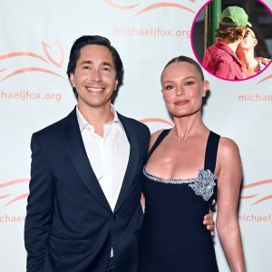 Kate Bosworth and Justin Long Prove Their Going Strong By Sharing a Kiss While Walking Their Dog
