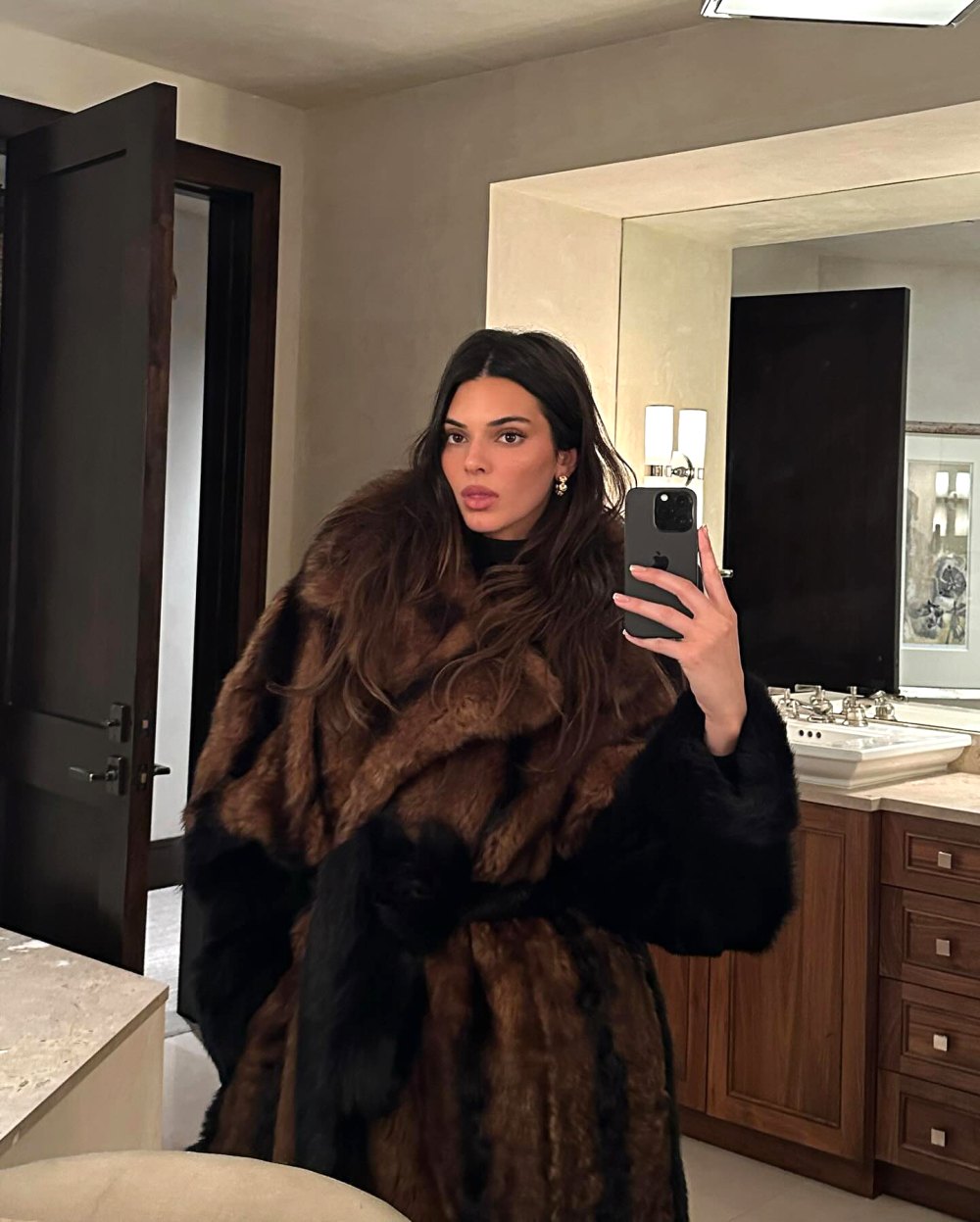 Kendall Jenner Creates Controversy in Oversized Fur Coat