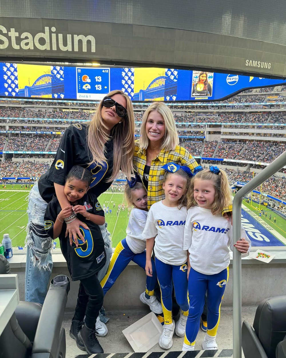 Khloe Kardashian Takes Daughter True to Her 1st Los Angeles Rams Football Game 276