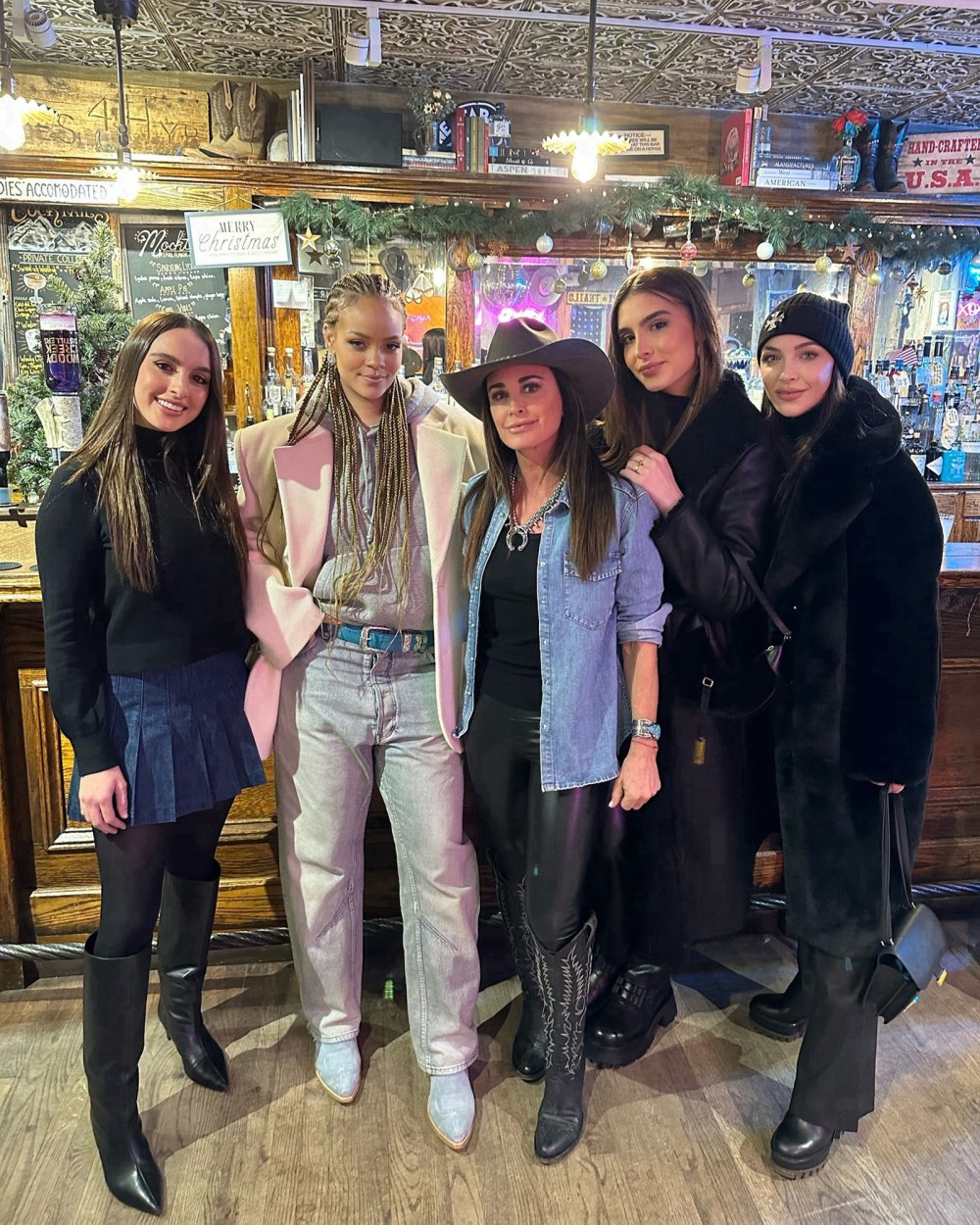 Kyle Richards and Her Eldest Daughters Get Starstruck by Rihanna in Aspen: 'Making New Memories'