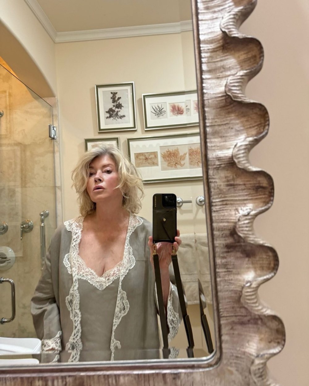 Martha Stewart Shows Off Her ‘Beautiful’ Nightgown in Sultry Selfie ...