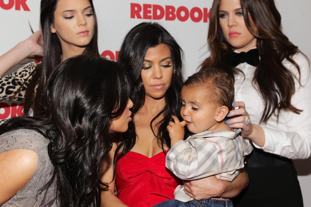 Mason Disick Rocks Longer Hair in Rare Snap With Aunt Kim Kardashian 079