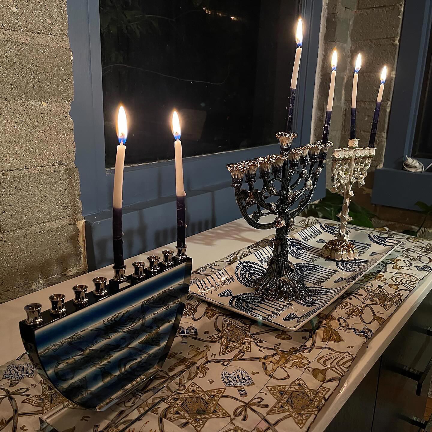 Hanukkah 2023: Star-studded Menorah Lightings and Festive Latkes with Andy Cohen and Beanie Feldstein
