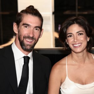 Michael Phelps and Nicole Johnson attend the Harold & Carole Pump Foundation 2023 Gala