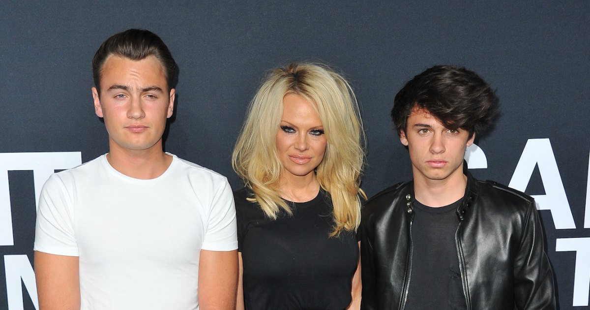 Pamela Anderson, Tommy Lee’s Photos With Sons Brandon, Dylan - Monika Kane