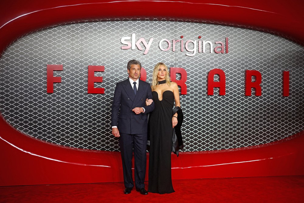 Patrick Dempsey and Wife Jillian Fink Make Stylish Joint Appearance at Ferrari Premiere in London