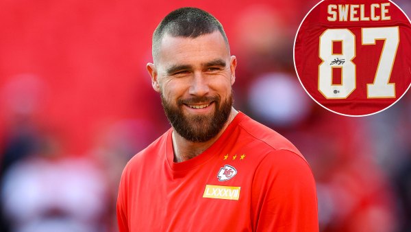 Promo Travis Kelce Really Signed a Custom Swelce Jersey for Kansas City Chiefs Fan Auction