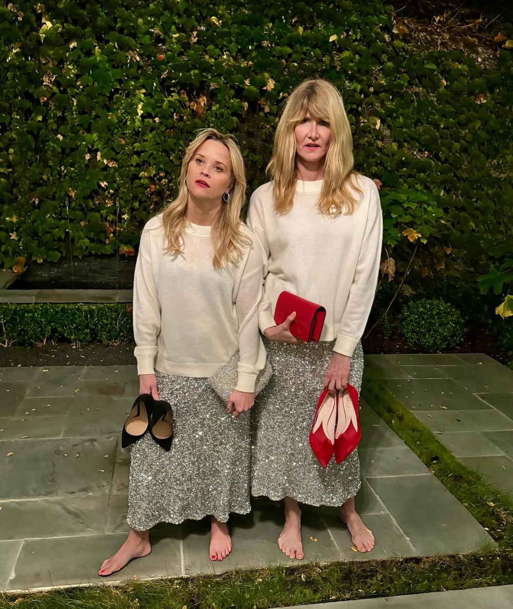 Reese Witherspoon and Laura Dern Wear Matching Skirts