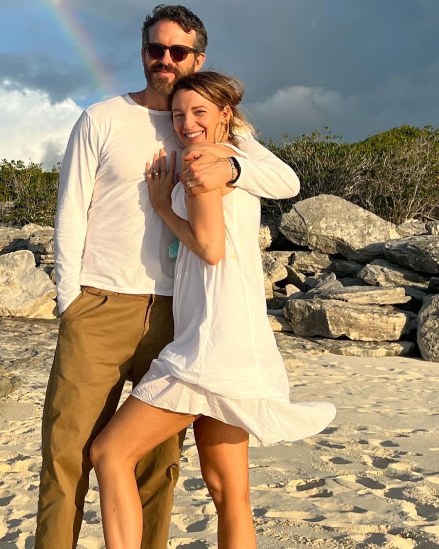 Ryan Reynolds and Blake Lively Pose for Romantic Beach Photo | Us Weekly