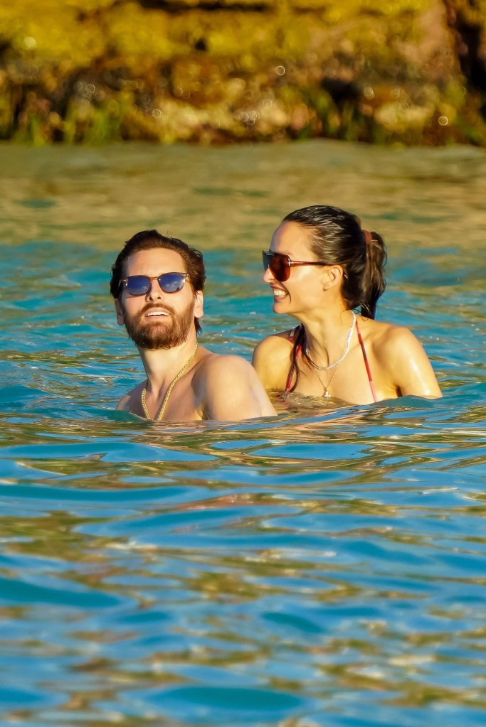 Scott Disick Spotted on a Beach With Ex Chloe Bartoli in St Barths