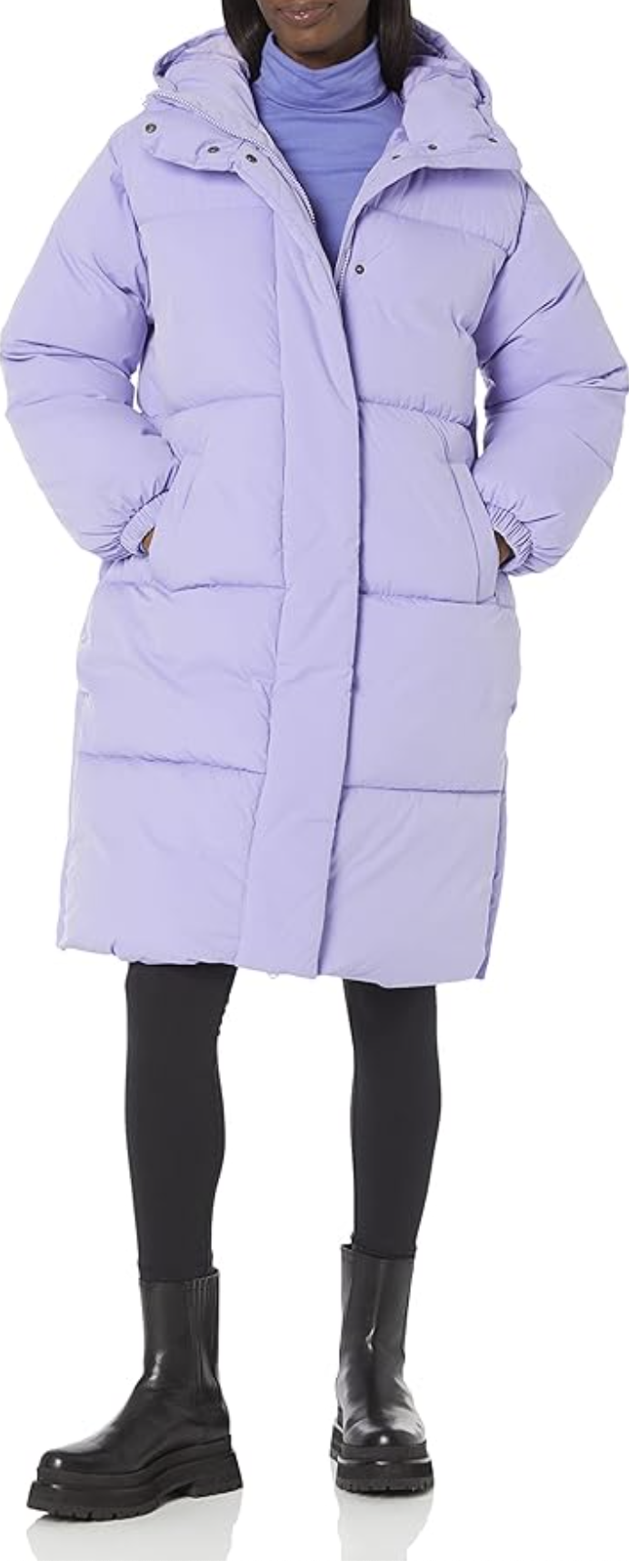 Amazon Essentials Women's Oversized Long Puffer Jacket