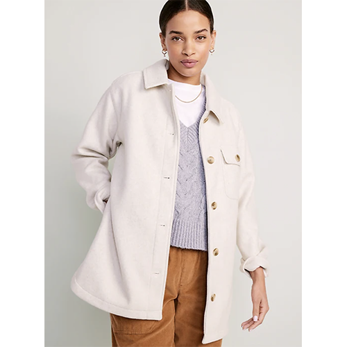 Old Navy Soft-Brushed Shacket for Women