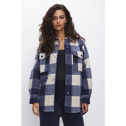 Good American Felted Shacket