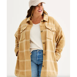Women's Plus Size Sonoma Goods For Life Utility Shacket