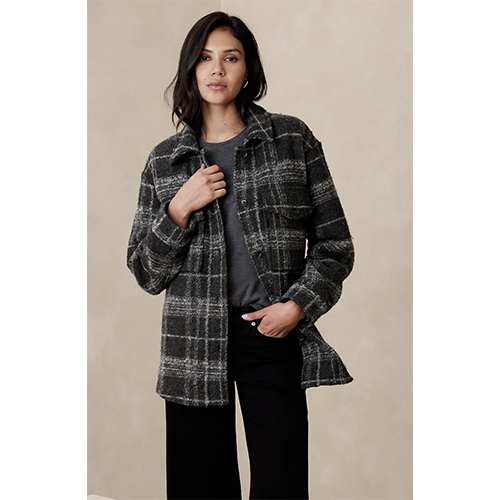 Banana Republic Plaid Shacket