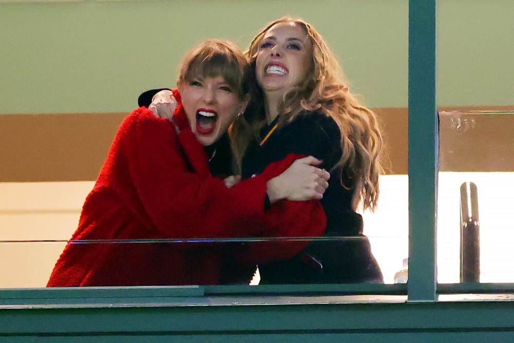 Taylor Swift and Brittany Mahomes Cheer Their Hearts Out for Their NFL Men at Chiefs Packers Game