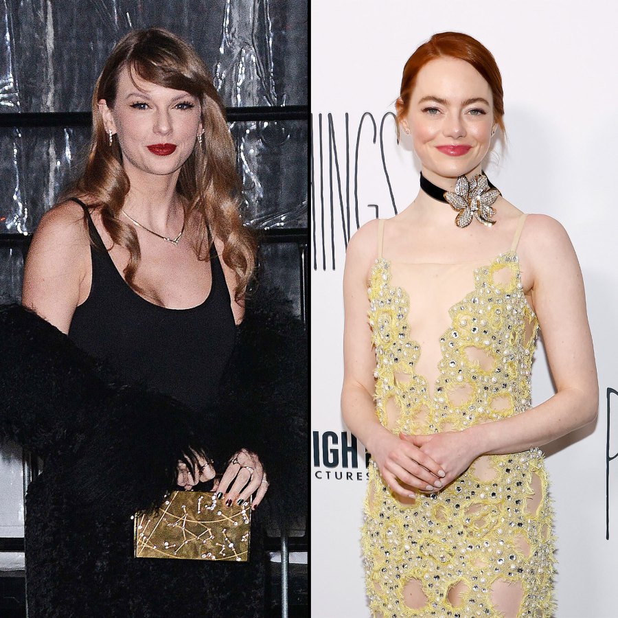 Taylor Swift and Emma Stones Best Friendship Moments Over the Years Movie Premieres Awards Shows and More