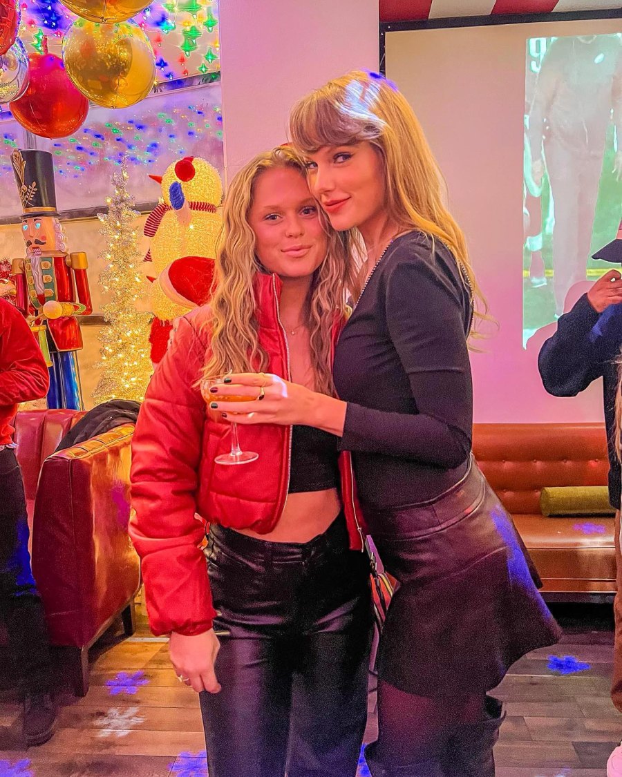 Taylor Swift and Travis Kelce Get Cozy at Christmas Party After Kansas City Chiefs Game 070