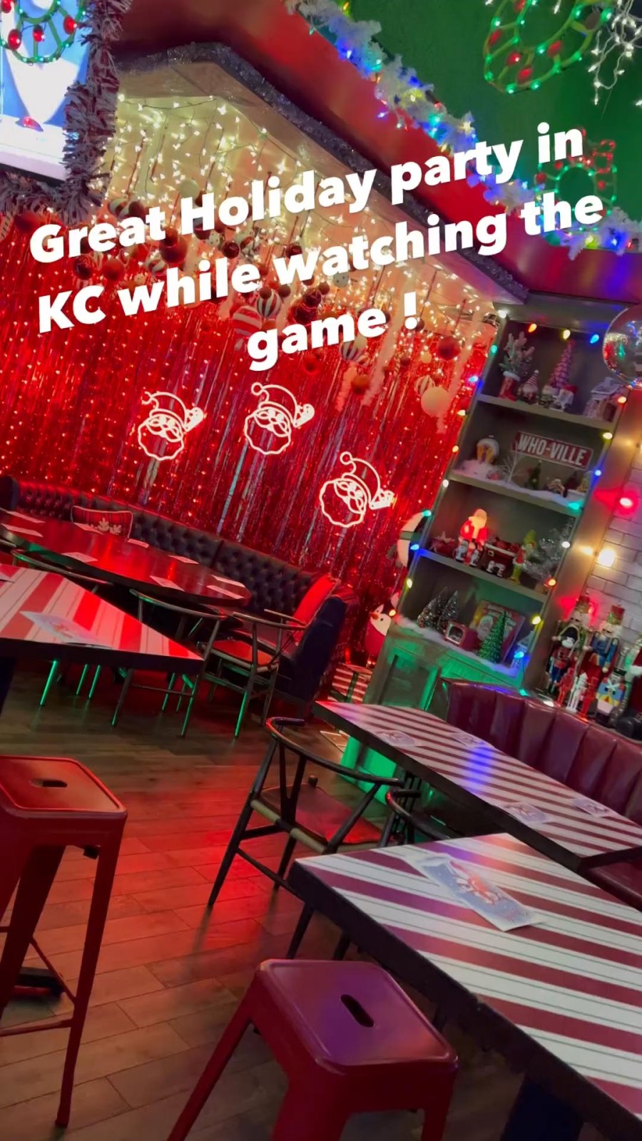 Taylor Swift and Travis Kelce Get Cozy at Christmas Party After Kansas City Chiefs Game 075