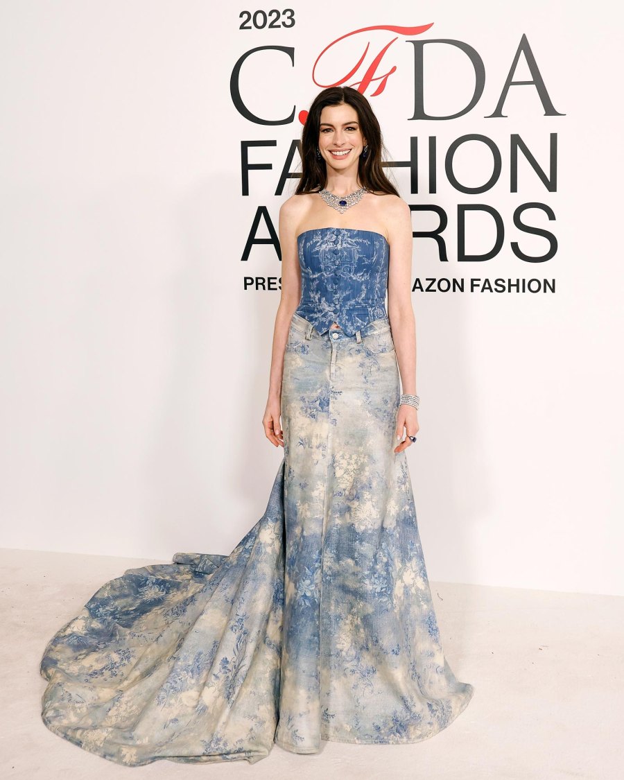 The Fiercest Fashion Risk Takers of 2023 Rihanna Cardi B Harry Styles and More 099 Anne Hathaway attends the 2023 CFDA Awards
