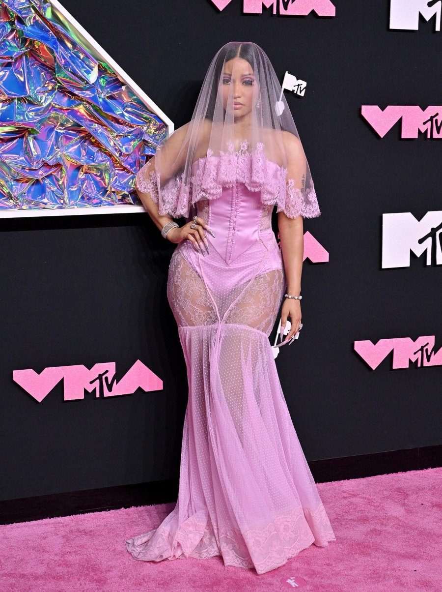 The Fiercest Fashion Risk Takers of 2023 Rihanna Cardi B Harry Styles and More 104 Nicki Minaj attends the 2023 MTV Video Music Awards