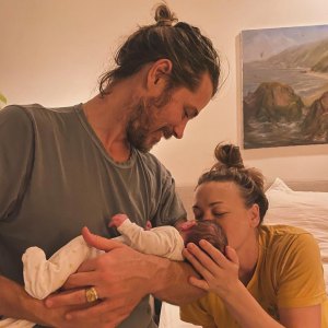 The Handmaids Tale Star Gives Birth Welcomes Baby No 3 With Husband Tim Loden