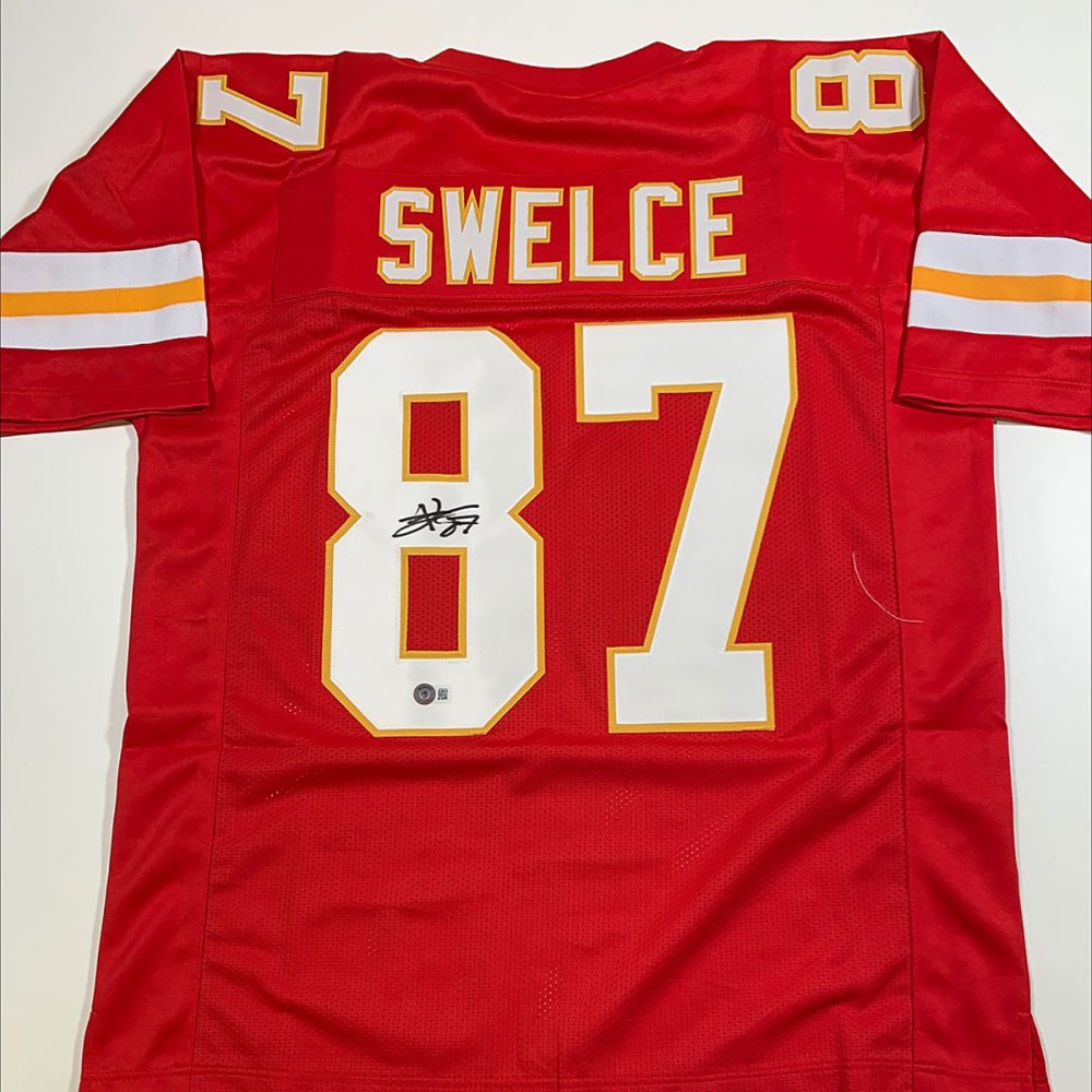 Travis Kelce Really Signed a Custom Swelce Jersey for Kansas City Chiefs Fan Auction 3