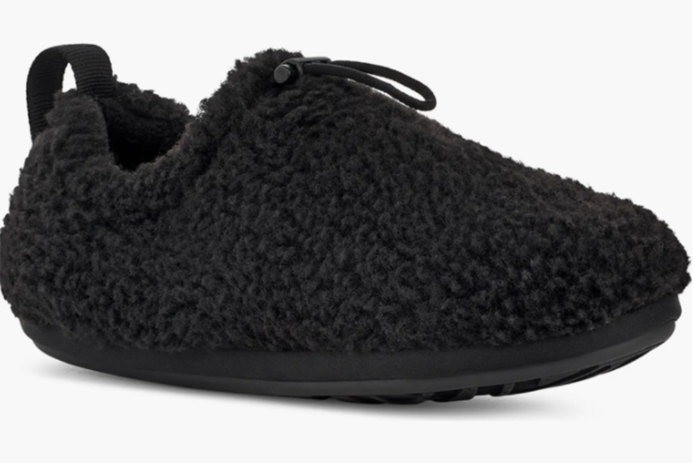 black Ugg slippers