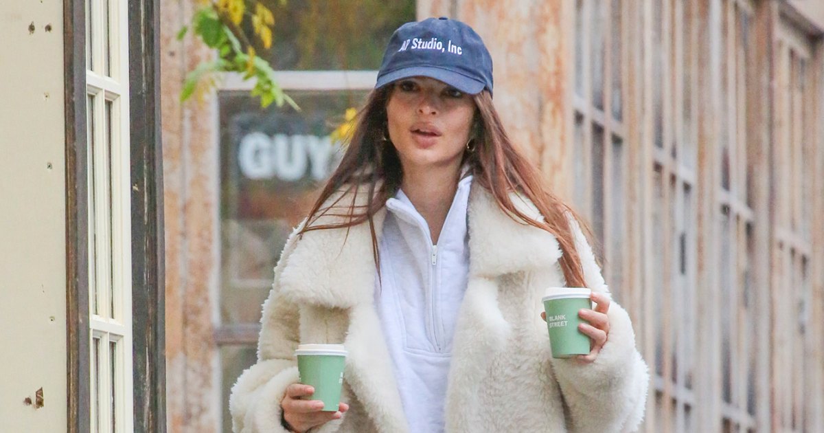 Emily Ratajkowski Rocked a Winter White Tracksuit: Get the Look on Amazon Emily Ratajkowski Rocked a Winter White Tracksuit: Get the Look on Amazon