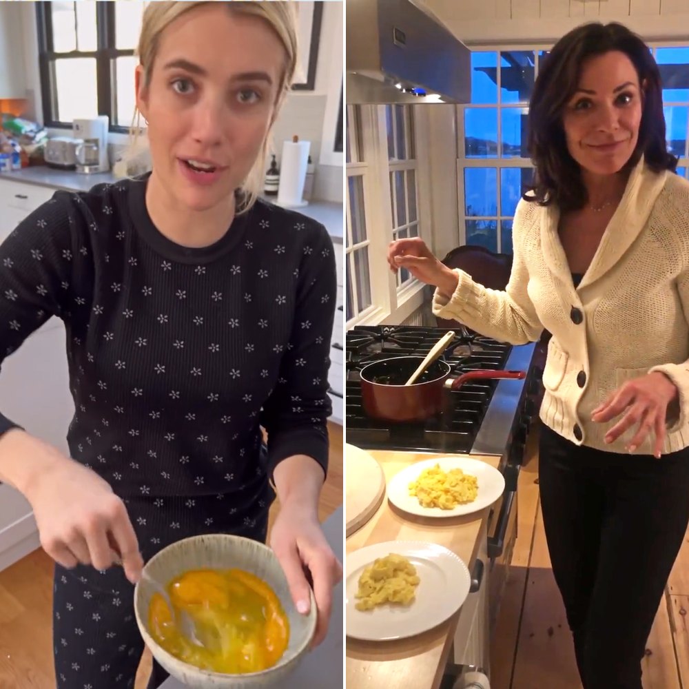 Emma Roberts Fuels New 'Obsession' With 'RHONY' by Replicating Luann de Lesseps' Eggs a la Francaise