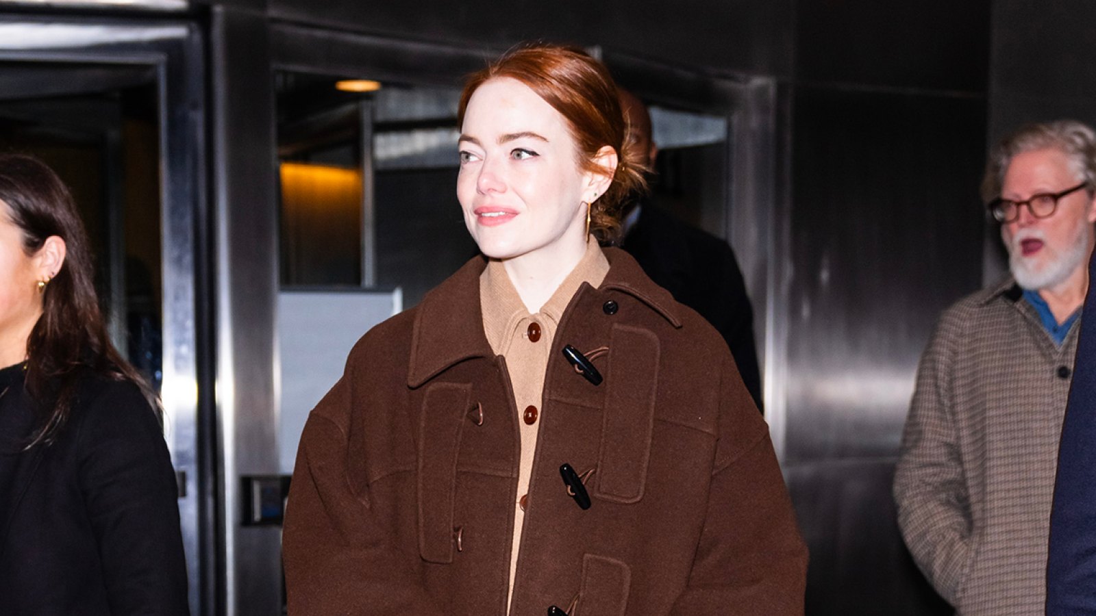 Emma Stone in NYC on December 5, 2023.