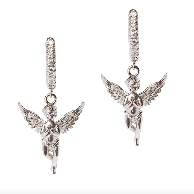 fallen angel earrings