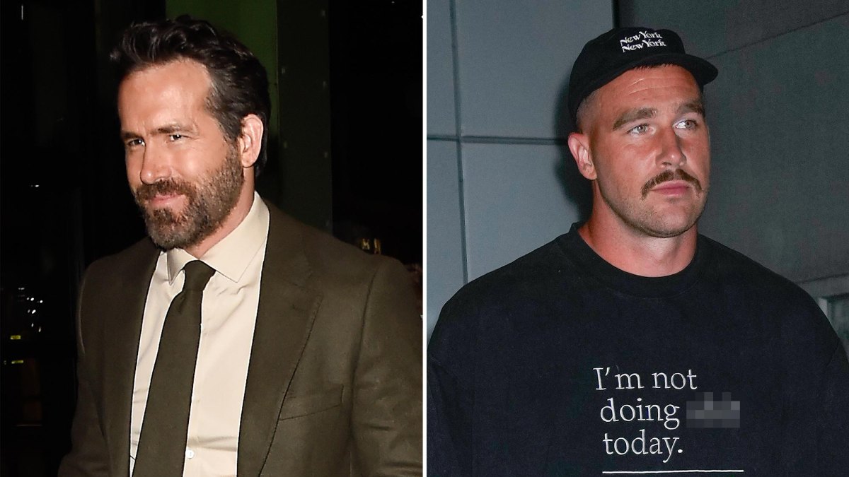 Ryan Reynolds Made Us LOL With Travis Kelce Meme Inspired by Blake Lively and Taylor Swift