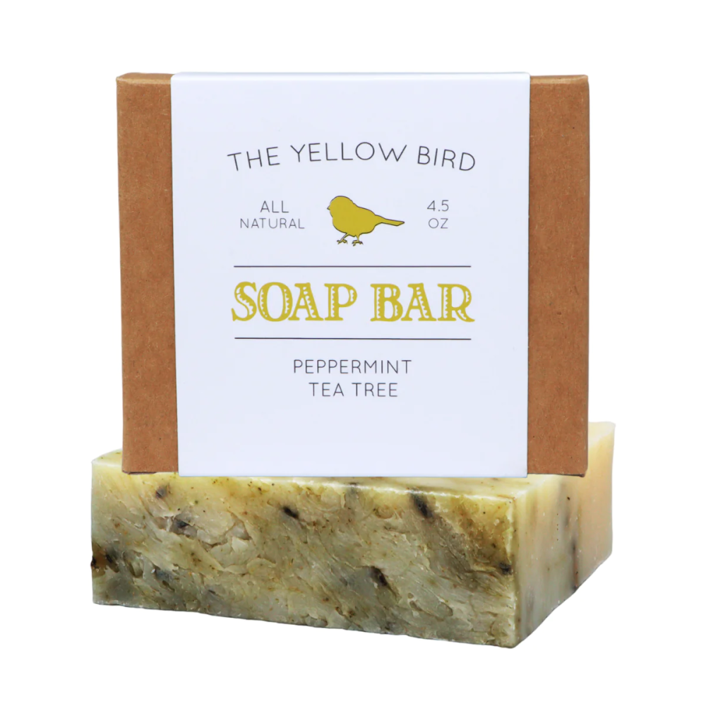 The Yellow Bird Peppermint Tea Tree Soap Bar